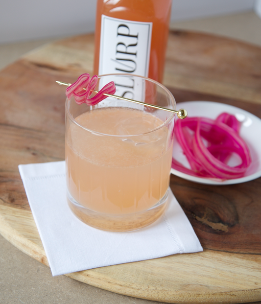 Rhubarb Gin Fizz